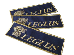 LEGLUSのロゴ(15cm×5cm)